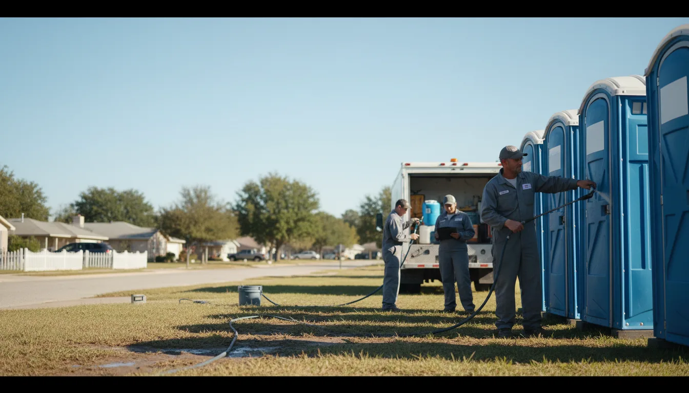 Long-Term Portable Toilet Rental in Daisy, OK near me